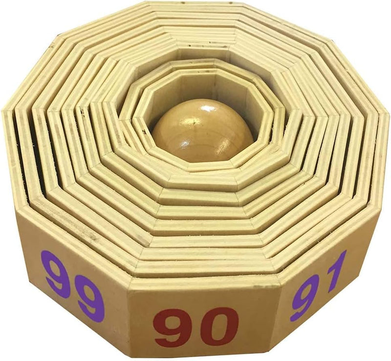 Wooden Number Stackable Tower, Learning SPACE