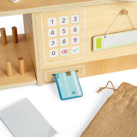 Wooden Post Office Set-Bigjigs Toys,Games & Toys,Imaginative Play,Pretend play,Role Play,SCOTEXCEL,Wooden Toys-Learning SPACE