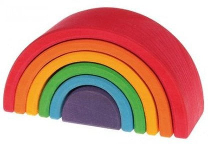 Wooden Rainbow Stacking Arches - Great For Montessori And Nurture Rooms, Learning SPACE