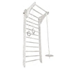 Wooden Wall Bars with Accessories - Gross Motor Aid-Exercise,Gross Motor and Balance Skills,Indoor Swings,Sensory Climbing Equipment-White-MGWBW-Learning SPACE