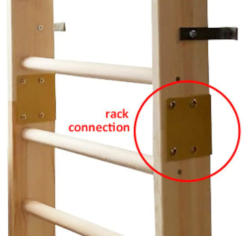 Wooden Wall Bars with Accessories - Gross Motor Aid, Learning SPACE