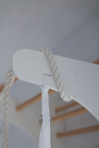 Wooden Wall Bars with Accessories - Gross Motor Aid-Exercise,Gross Motor and Balance Skills,Indoor Swings,Sensory Climbing Equipment-Learning SPACE