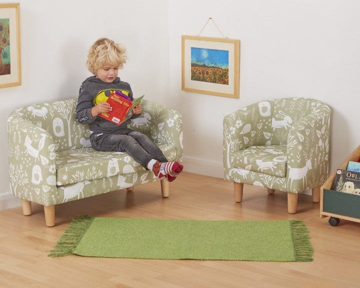Woodlands Wipeable Vinyl Tub Sofa & Chair, Learning SPACE