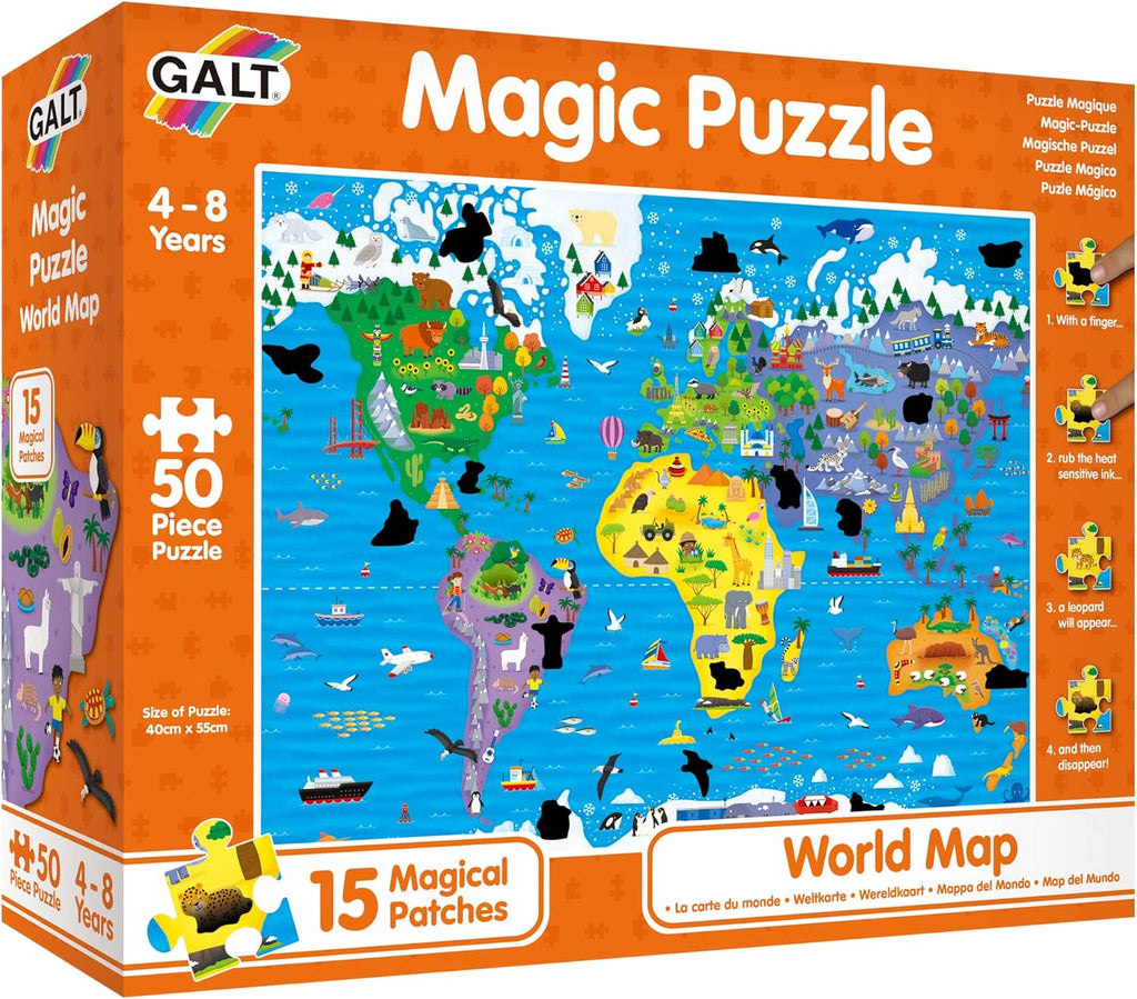 World Map Magic Puzzle, Learning SPACE