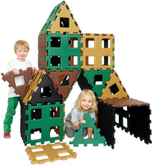 XL Polydron Natural Colours (36 Pieces)-Dropship,Engineering & Construction,Forest School & Outdoor Garden Equipment,Outdoor Toys & Games,Playground Equipment,Polydron,S.T.E.M-Learning SPACE