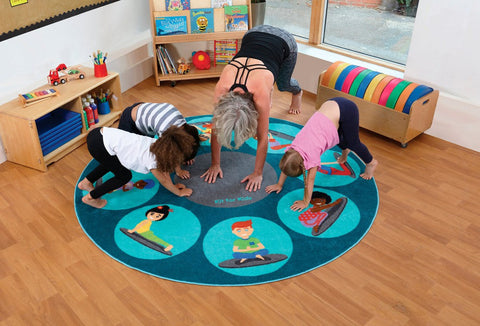 Yoga Position 2m Carpet, Learning SPACE