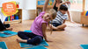 Yoga Position Indoor/Outdoor 32 Mini Placement Carpets with holdall, Learning SPACE