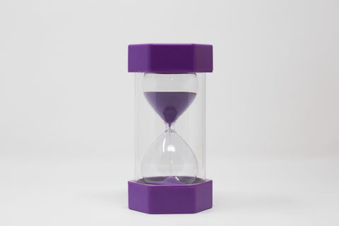 Medium Sand Timer - 15 Minutes (Purple), Learning SPACE
