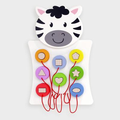 Zebra Activity Wall Panel Toy, Learning SPACE