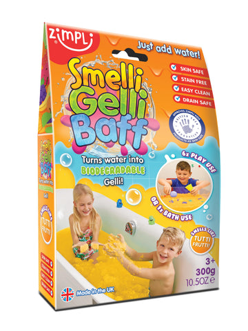 Zimpli Smelli Gelli Baff, Yellow - Tutti Frutti Learning SPACE