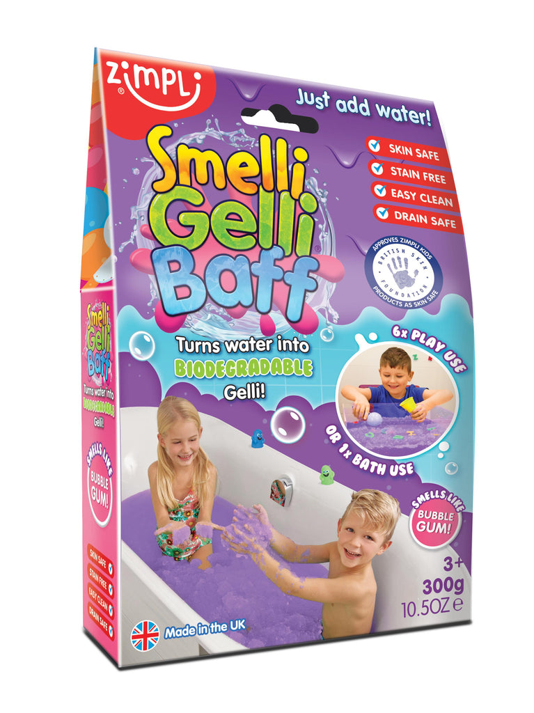 Zimpli Smelli Gelli Baff, Purple - Bubblegum Learning SPACE