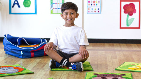 Zoo Conservation™ 30 Mini Placement Carpets with Holdall-Classroom Packs,Dropship,Kit For Kids,Mats,Mats & Rugs,Nature Sensory Room,Rugs,Sit Mats,Square,Wellbeing Furniture,World & Nature-Learning SPACE