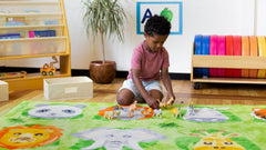 Zoo Conservation™ Large Placement Carpet 3x3m, Learning SPACE