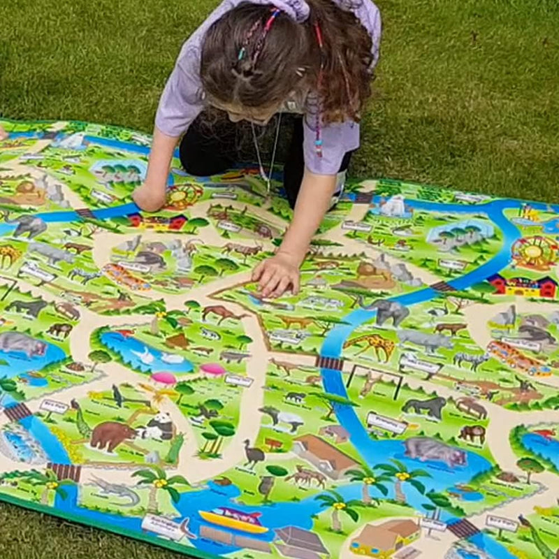 Zoo Park Play Mat (1M or 2M), Learning SPACE