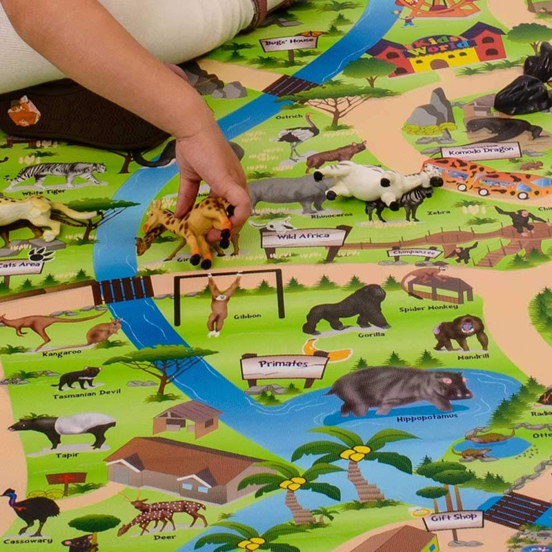 Zoo Park Play Mat (1M or 2M), Learning SPACE