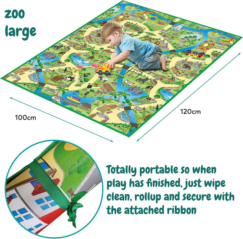 Zoo Park Play Mat (1M or 2M), Learning SPACE