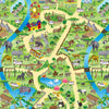 Zoo Park Play Mat (1M or 2M), Learning SPACE