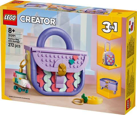 LEGO® Creator (31391) 3-in-1 Art Fashion Bag with Storage