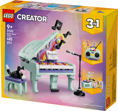 LEGO® (31392) 3-in-1 Music Decor Piano with Cat