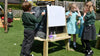 Group Art Easel - Outdoor 4‑Sided Creative Station, Learning SPACE
