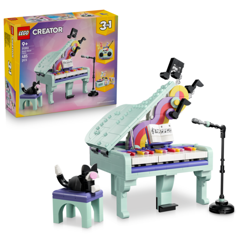 LEGO® (31392) 3-in-1 Music Decor Piano with Cat