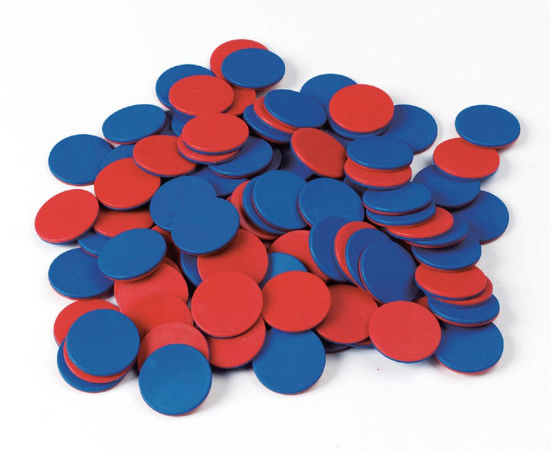 2-Color Counters, Red/Blue (200)