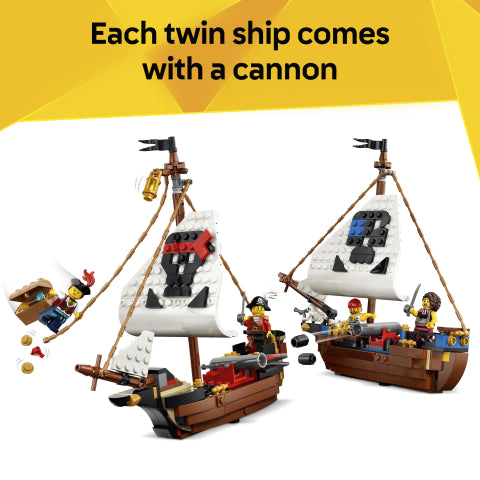 LEGO® Creator (31387) 3-In-1 Iconic Pirate Ship