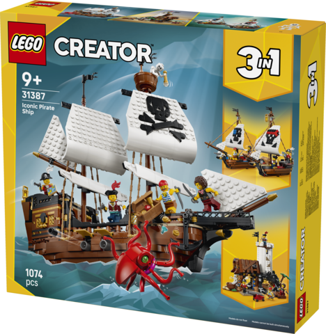 LEGO® Creator (31387) 3-In-1 Iconic Pirate Ship