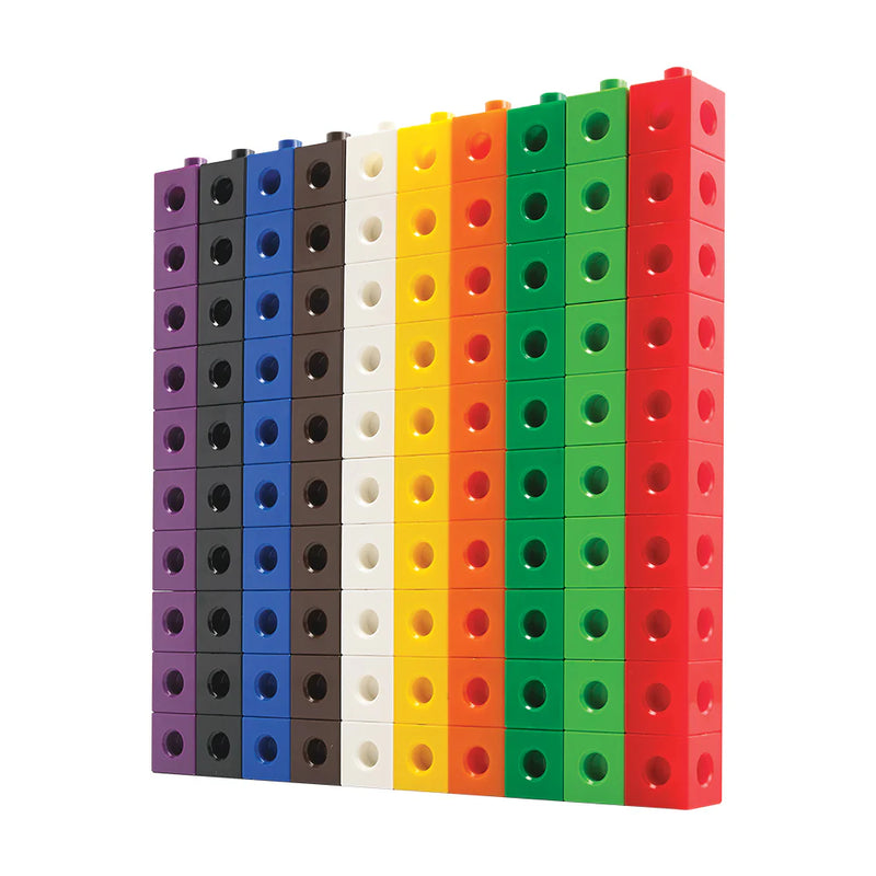 Linking Cubes 2cm - 100 Pack, Maths Toys Learning SPACE