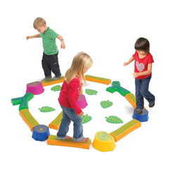 Step-A-Forest Set - Help Develop Balance & Proprioceptive Skills-Active Games,Additional Need,Balancing Equipment,Calmer Classrooms,Dropship,EDX,excell2,Exercise,Games & Toys,Gross Motor and Balance Skills,Movement Breaks,Playground Equipment,Proprioceptive,Sensory Garden,Stepping Stones,Stock-Learning SPACE