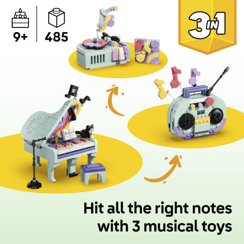 LEGO® (31392) 3-in-1 Music Decor Piano with Cat