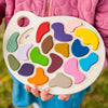 Wooden Artist Palette Puzzle