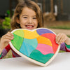 Heart Full of Colour Wooden Puzzle