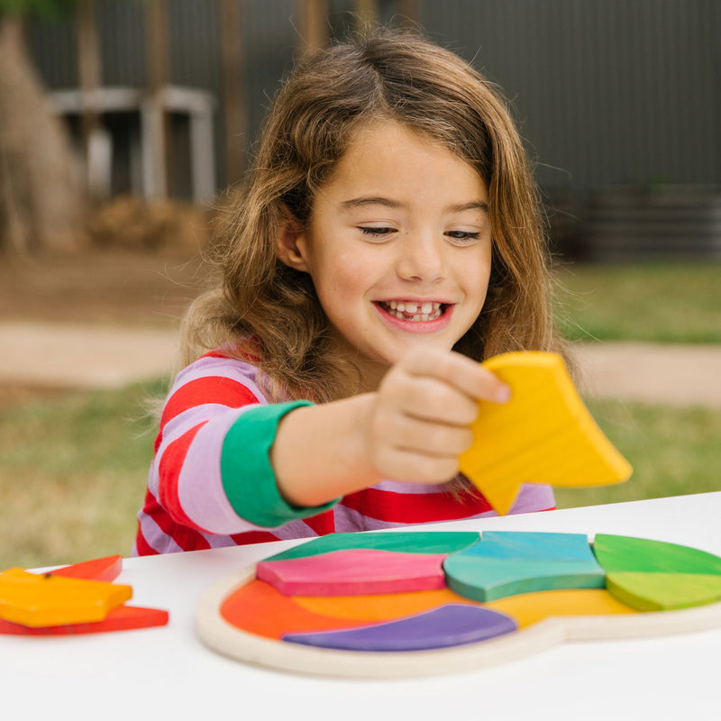 Heart Full of Colour Wooden Puzzle