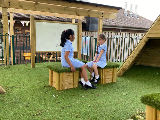 Moveable Artificial Grass-Topped Seat Package, Learning SPACE