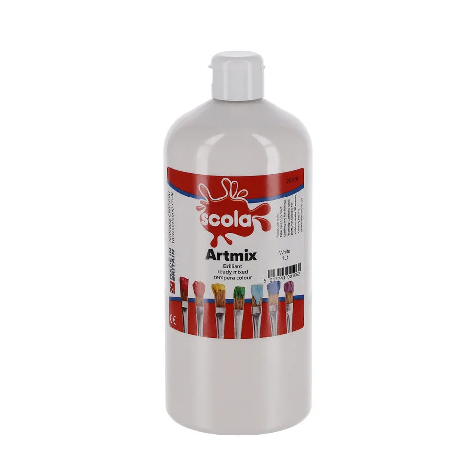 SCOLA Readymix Washable Liquid Poster Paint 1L