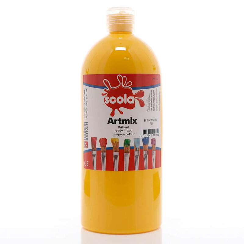 SCOLA Readymix Washable Liquid Poster Paint 1L