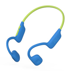 myFirst Headphones AirWaves – Safe Air Conduction Headphones for Kids, Blue Learning SPACE