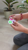Tri Bubble Push Popping Keychain