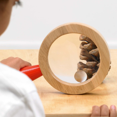Wooden Hand Magnifier Lens