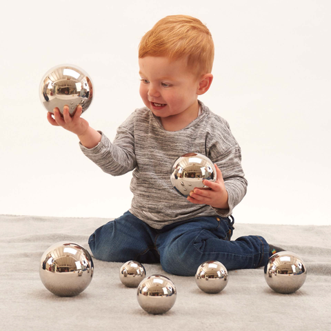 Sensory Reflective Sound Balls - Pk7