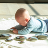 Sensory Reflective Silver Buttons - Pk7