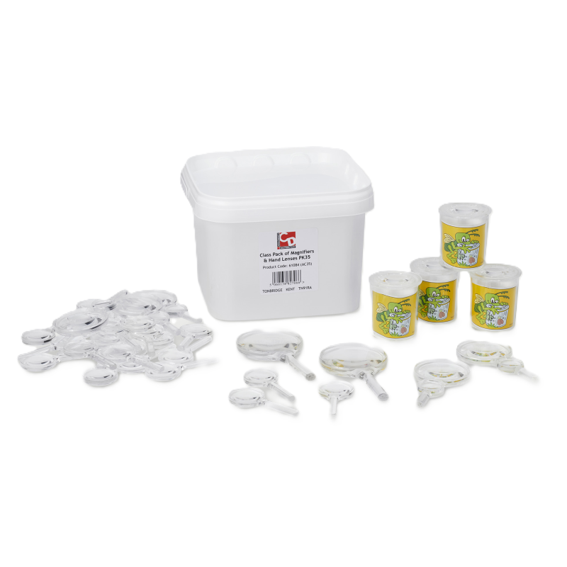 Class Pack Of Magnifiers & Hand Lenses - Pk35