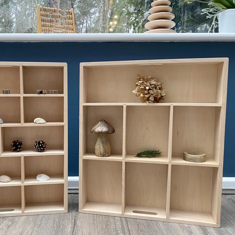 Wooden Sorting Tray - 7 Way, Learning SPACE