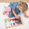 Small Wooden Mirror Tray, Learning SPACE