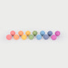 Rainbow Wooden Balls - Pk14, Learning SPACE
