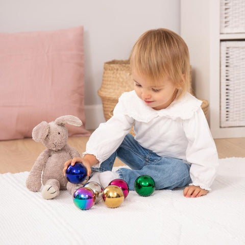 Sensory Reflective Colour Mystery Balls, Sensory toy Learning SPACE