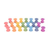 Rainbow Wooden Spools, Learning SPACE