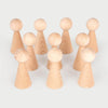 Natural Wooden Figures - Pk10, Learning SPACE