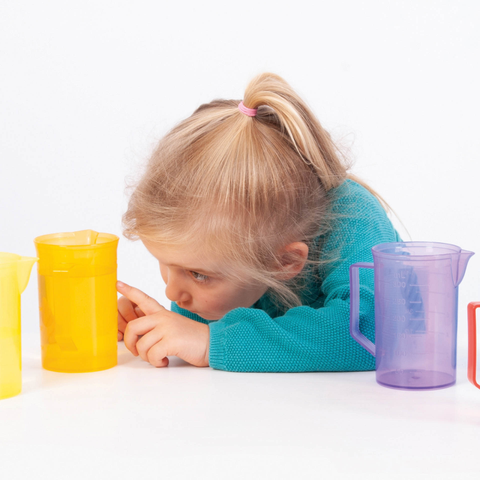 Translucent Colour Jug Set - Pk6